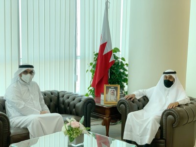 وزير شؤون مجلسي الشورى والنواب يستقبل  النائب أحمد صباح السلوم